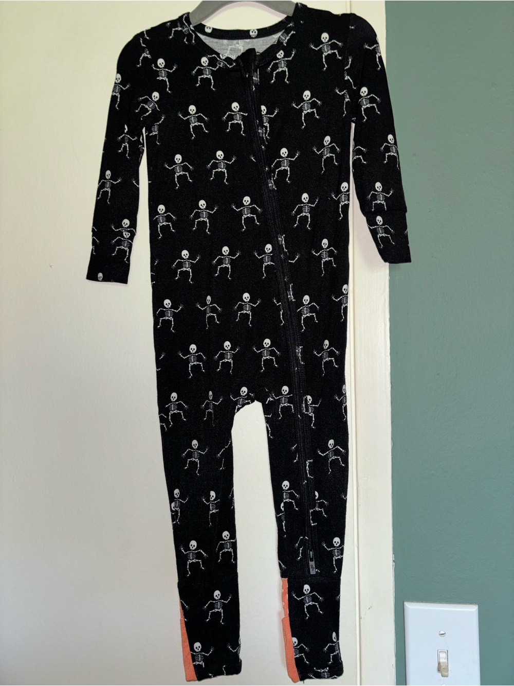 Posh Peanut Dancing Skeletons One-Piece Footie size 12-18m